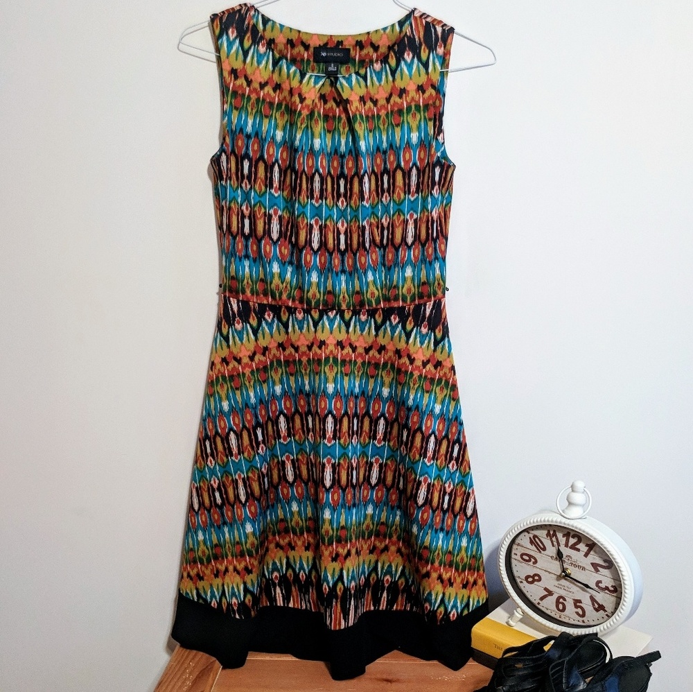 AB Studio Multicolor Dress Size Small EUC